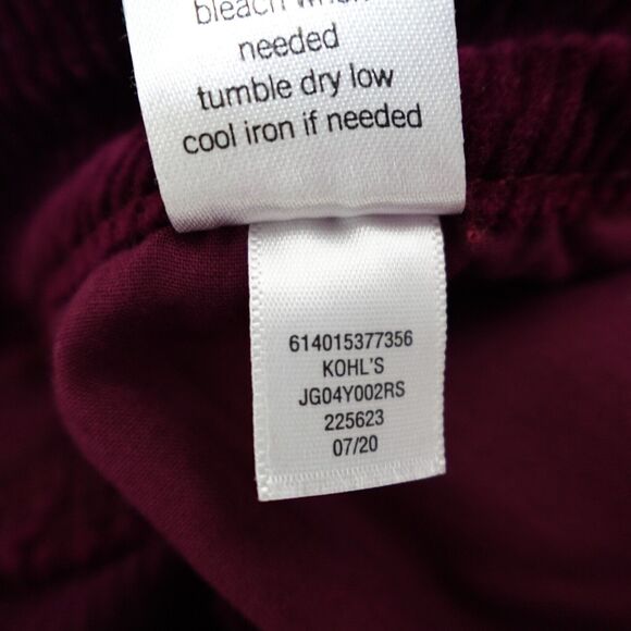 So Corduroy Skirt Juniors Size 1/25W Burgundy Fall Winter Preppy Mini Skirt Y2K - Picture 12 of 12